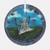 Ornement en verre - Squelette Fée (Recto)