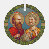 Ornement En Verre SS. Pierre et Paul, Apôtres (JMAS 01) (Verso)