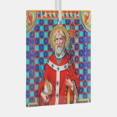 Ornement En Verre St. Thomas Becket à Red Chasuble (K 34) (Avant droite)