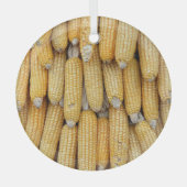 Ornement En Verre Stack de maïs séché : texturé (Recto)