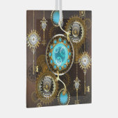 Ornement En Verre Steampunk Rusty Background (Avant droite)