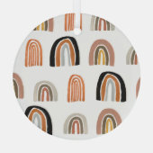 Ornement En Verre Style simple Pastel Rainbow pour enfants (Verso)