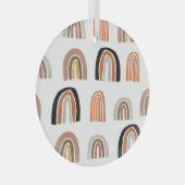 Ornement En Verre Style simple Pastel Rainbow pour enfants (Avant droite)