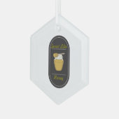 Ornement En Verre Sucré comme du miel (Avant gauche)