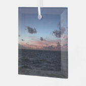 Ornement En Verre Sunset des Caraïbes pittoresques près de Tobago (Avant gauche)