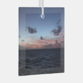 Ornement En Verre Sunset des Caraïbes pittoresques près de Tobago (Avant droite)