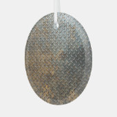 Ornement En Verre Surface métallique, arrière - plan de texture réfl (Avant gauche)