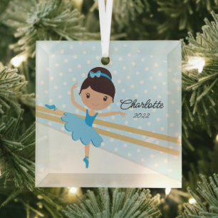 Ornement En Verre Sweet Ballerina Ballet Danse Noël
