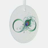 Ornement En Verre Symbole de l'Infinity (Avant droite)