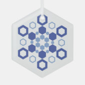 Ornement En Verre Symétrie figée (Recto)