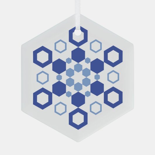 Ornement En Verre Symétrie figée (Verso)