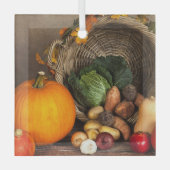 Ornement En Verre Table Bountiful Harvest (Recto)