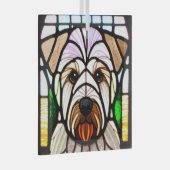 Ornement En Verre Terrier roux "Verre tendu" (Avant droite)