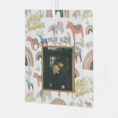 Ornement En Verre Thème photo de Holiday Boho (Avant gauche)