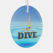 Ornement En Verre TOP Dive (Avant droite)