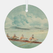 Ornement en verre TOP Rower (Verso)