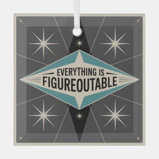 Ornement En Verre Tout est concevable (Recto)