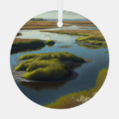 Ornement En Verre Tranquillité Côtière (Verso)