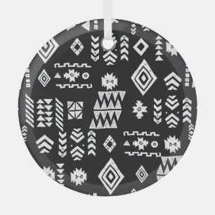 Ornement En Verre Tribal géométrique : arrière - plan élégant sans c