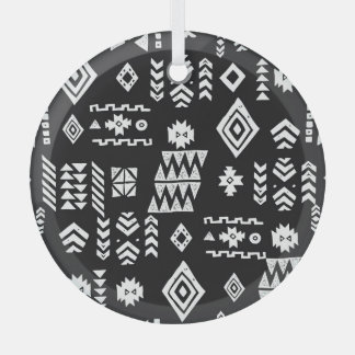 Ornement En Verre Tribal géométrique : arrière - plan élégant sans c