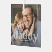 Ornement En Verre Typographie de la superposition de Cute Daddy (Avant gauche)