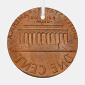 Ornement En Verre Un Cent Noël (Verso)