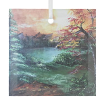 Un peu de couleur au bord du lac