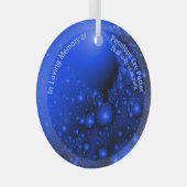 Ornement En Verre V2 Catcher solaire Fractal Bleu Cobalt (Avant droite)