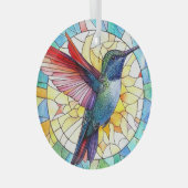 Ornement En Verre Vibrant colibri (Avant droite)