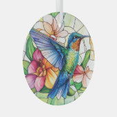 Ornement En Verre Vibrant colibri (Avant droite)