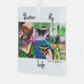 Ornement En Verre Vie papillon (Avant gauche)