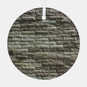 Ornement En Verre Vieux mur de briques : Texture dénudée (Verso)