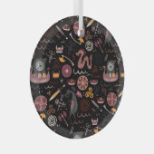 Ornement En Verre Viking : Conception Graphique, Intransparente. (Avant droite)