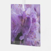 ORNEMENT EN VERRE VIOLET (Avant gauche)