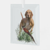 Ornement En Verre Vizsla Art hongrois (Avant gauche)