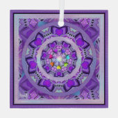 Ornement En Verre W2 pourpre (Verso)