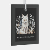 Ornement En Verre Winter Solstice Fox Ornament (Avant droite)