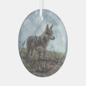 Ornement En Verre Wolfdog (Avant gauche)