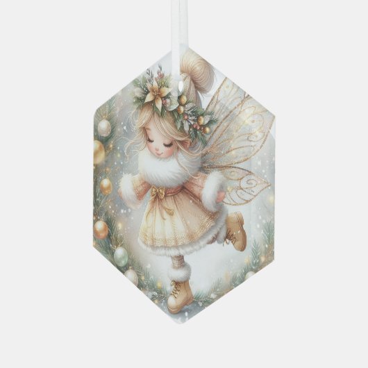 Ornement En Verre Wreathbound Wonder (Avant gauche)