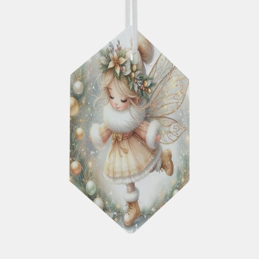 Ornement En Verre Wreathbound Wonder (Avant droite)