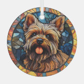 Ornement En Verre Yorkshire Terrier (Recto)