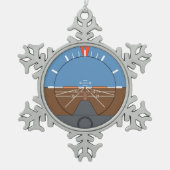 Ornement encadré de flocon de neige (Devant)