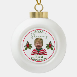 Ornement encadré de flocon de neige