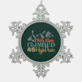 Ornement encadré de flocon de neige (Devant)