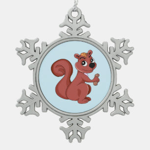 Ornement encadré de flocon de neige