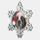 Ornement encadré de flocon de neige (Vue impression)