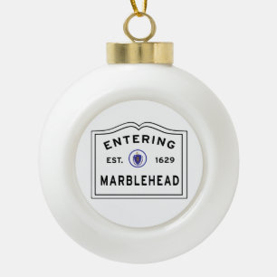 Ornement encadré de flocon de neige