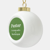 Ornement encadré Pastor Snowflake (Droite)