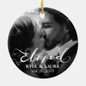 Ornement enfui pour se marier de photo de (Dos)