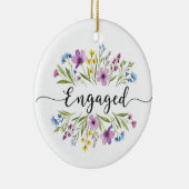 ORNEMENT ENGAGÉ AVEC DES FLEURS SAUVAGES (Droite)